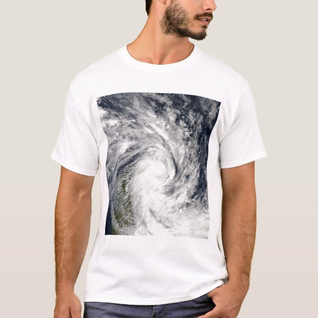 T-shirt Tempête tropicale Jade débarquant sur Madagascar (Devant)