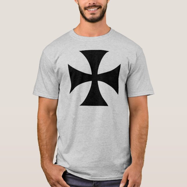 T-shirt Templar croisé (Devant)