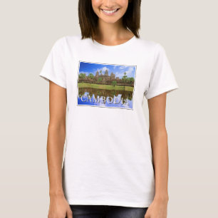 T-shirt Temple d'Angkor Wat Kampuchea, Cambodge