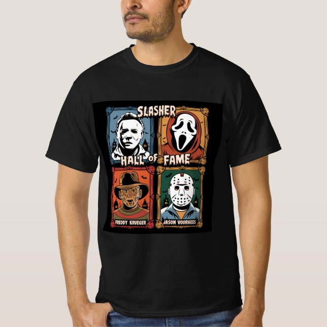 T-shirt Temple de la renommée de Slasher (Devant)