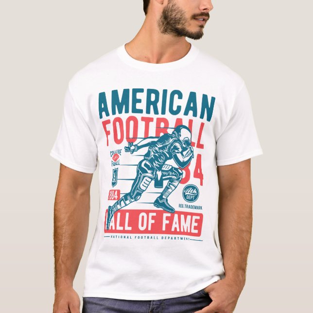 T-shirt Temple de la renommée du football américain (Devant)