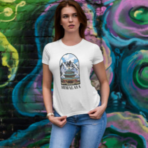 T-shirt Temple de l'Himalaya