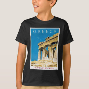 T-shirt Temple du Parthénon de la Grèce Vintage voyage Ath