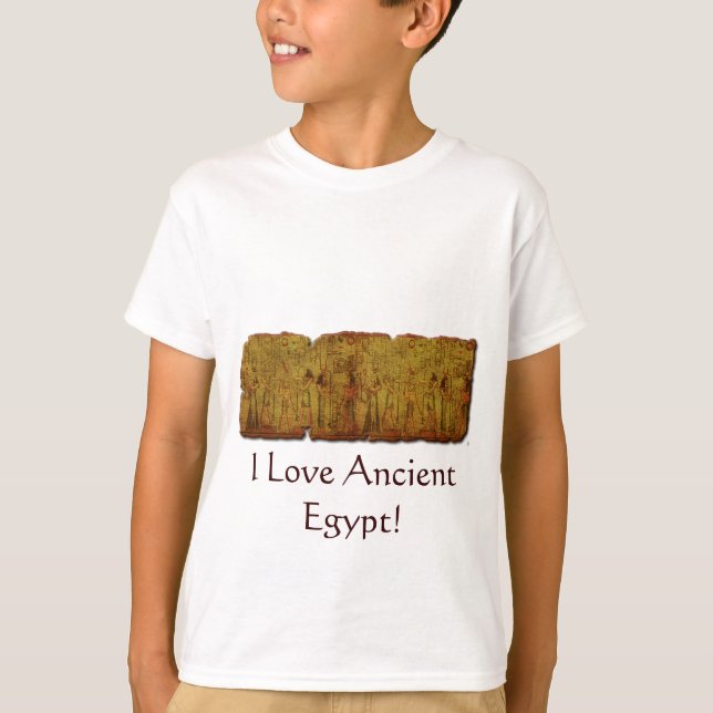 T-shirt Temple égyptien antique Mur Art (Devant)