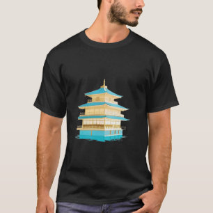 T-shirt Temple japonais Kyoto Japon Vibes nostalgiques Arc