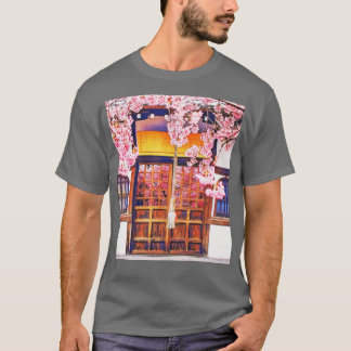 T-shirt Temple japonais sakura