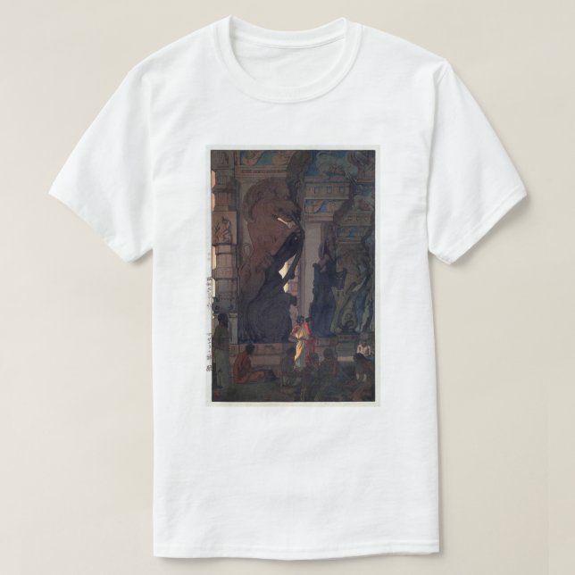 T-shirt Temple Meenakshi à Madurai, Hiroshi Yoshida (Design devant)