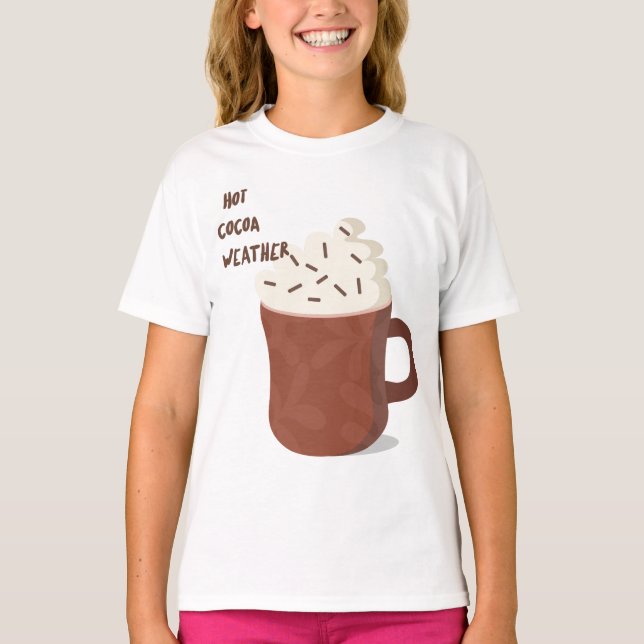T-shirt Temps chaud du cacao (Devant)