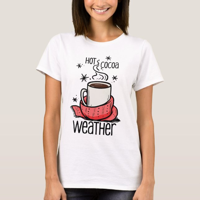 T-shirt Temps chaud du cacao (Devant)