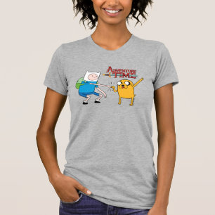 T-shirt Temps d'aventure Finn & Jake Fist Bump