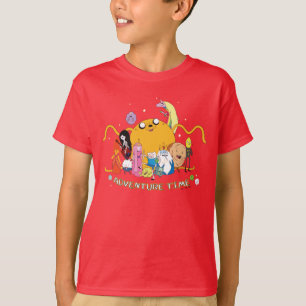 T-shirt Temps d'aventure Graphique de grand groupe Jake
