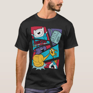 T-shirt Temps d'aventure   Graphique du panneau d'action