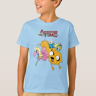 T-shirt Temps d'aventure Lady, Bubblegum, Finn & Jake