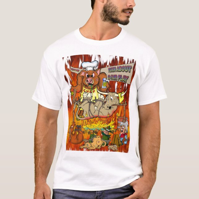 T-shirt Temps de BBQ (Devant)