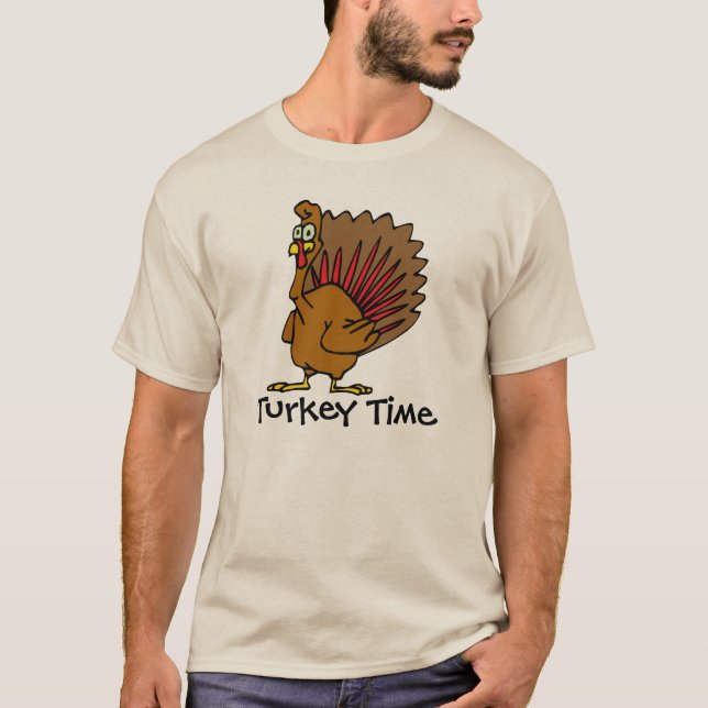 T-shirt temps de dinde (Devant)