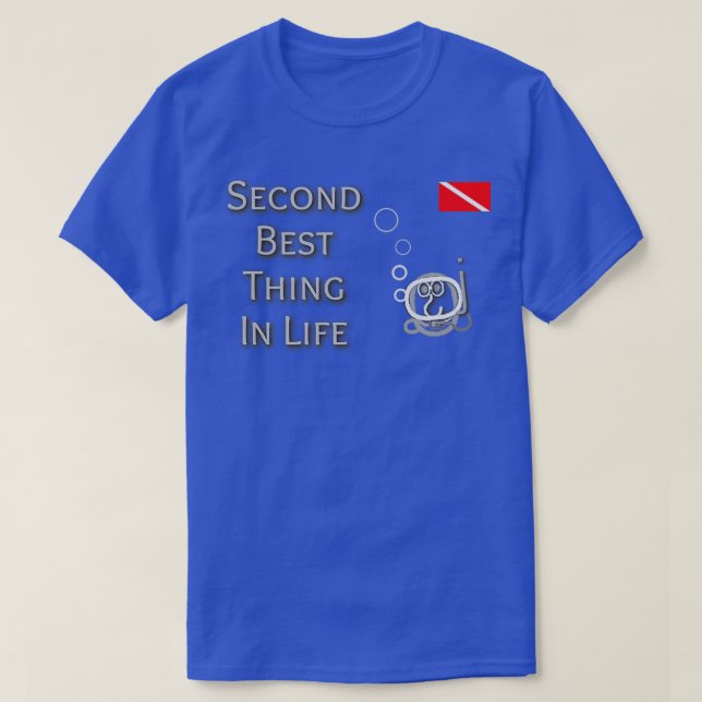 T-shirt Temps de plongée 1 (Design devant)