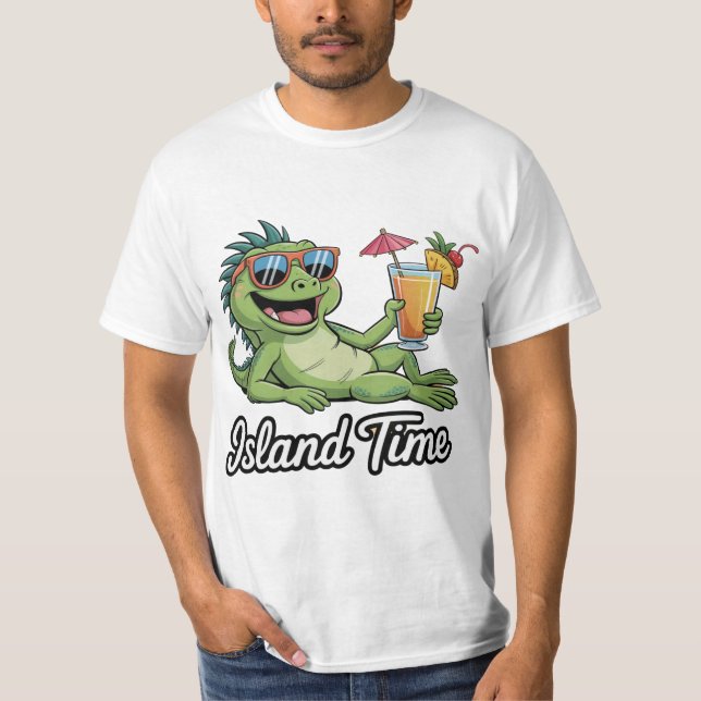 T-SHIRT TEMPS DES ÎLES (Devant)