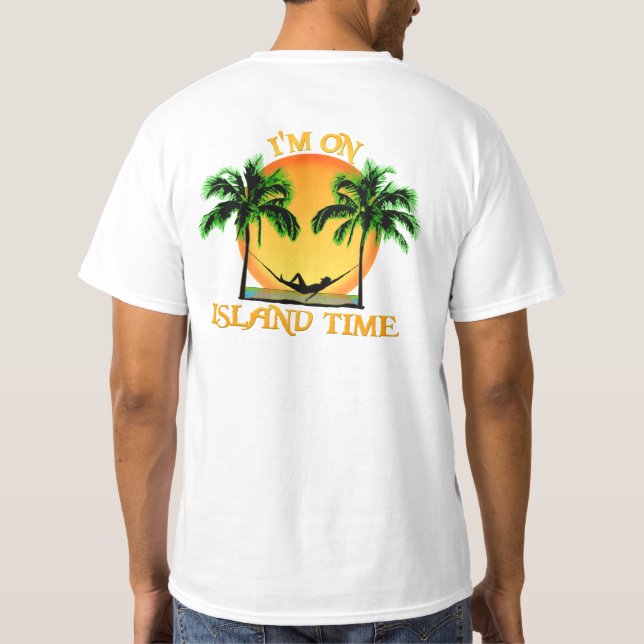 T-shirt Temps d'île (Dos)