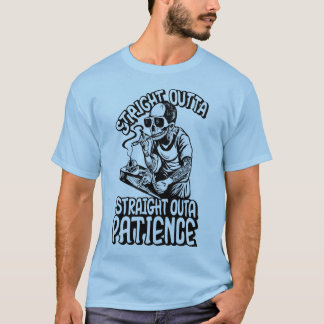 T-shirt Temps écoulé : Énoncé squelettique Tee