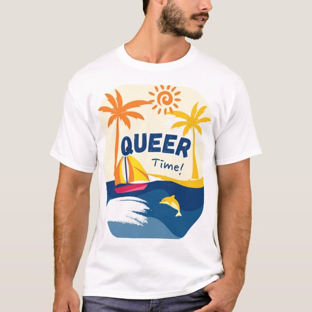 T-shirt Temps queer (Devant)