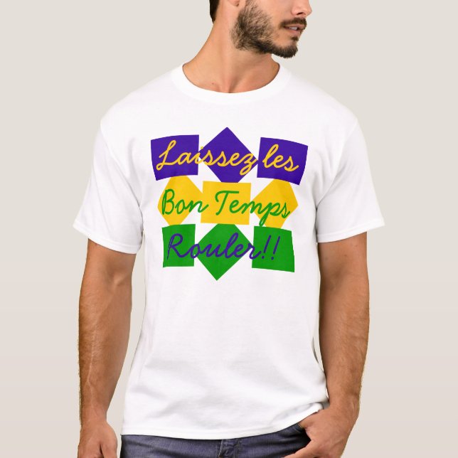 T-shirt Temps Rouler de fève de les de Laissez (Devant)
