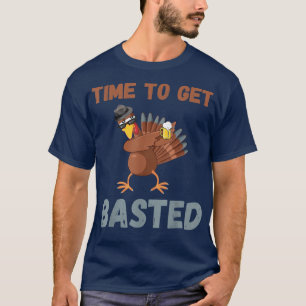 T-shirt Temps To Get Basted Funny Beer Thanksgiving Turkey