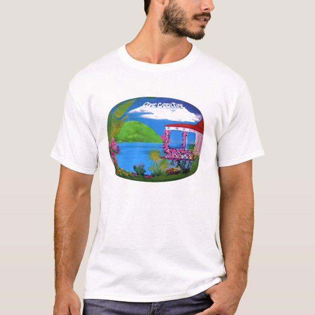 T-SHIRT TEMPS VENEZ DE CROCHET (Devant)