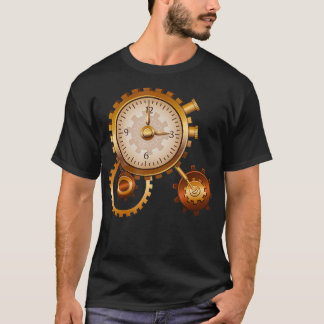 T-shirt Temps Vintage Steampunk Temps Voyageur Scien Voyag