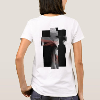 T-shirt tendance Abstraite Black White Powdery
