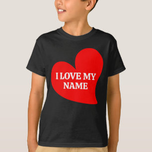 T-SHIRT TENDANCE CŒUR ROUGE JE T'AIME MA SAINT-VAL