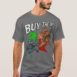 T-shirt Tendance du marché de l'ours de taureau Forex Cryp