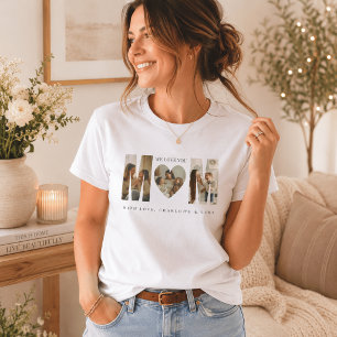T-shirt tendance personnalisé avec photo ON T'AIME