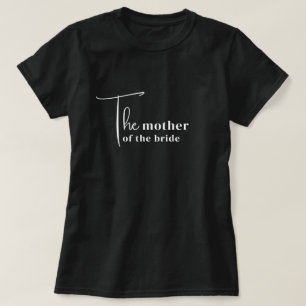 T-shirt tendance pour la mère de la mariée
