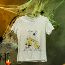 T-shirt tendance Smile Face Streetwear