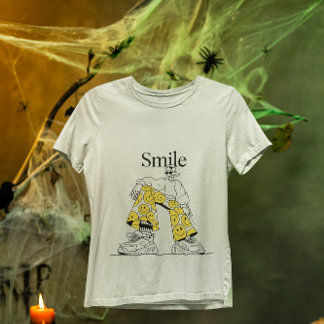 T-shirt tendance Smile Face Streetwear