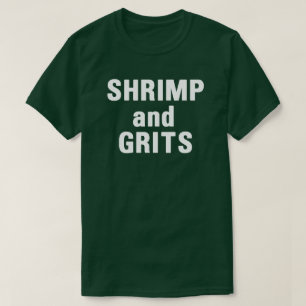 T-shirt tendant drôle de crevette et de slogan de
