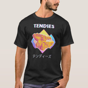 T-shirt Tendies Chicken Vaporwave Kanji Japonais G