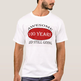 T-SHIRT TENDRE 100 CONCEPTIONS D'ANNIVERSAIRE D'ANNÉES