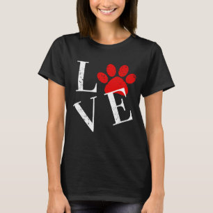 T-shirt TENDY LOVE DOG PAW