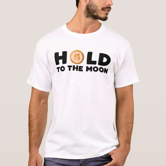 T-shirt Tenez À La Lune Shiba Inu Hodler Crypto Coin Cryp (Devant)