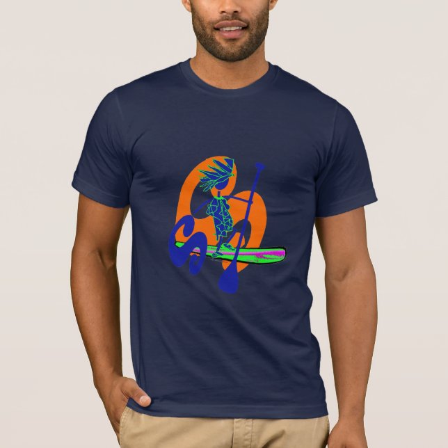 T-shirt Tenez la conception de surf de palette (Devant)