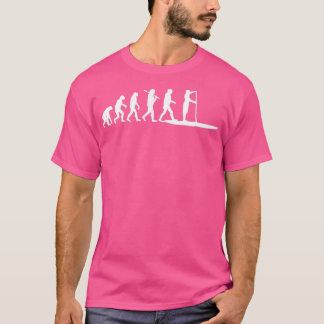 T-shirt Tenez-vous au courant de l'évolution du pagayage