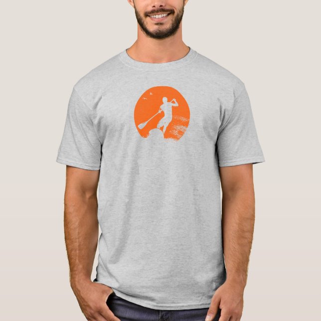T-shirt Tenez-vous barbotant le surfer (Devant)