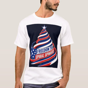T-shirt Tenez-vous droit et continuez à monter avec ce des