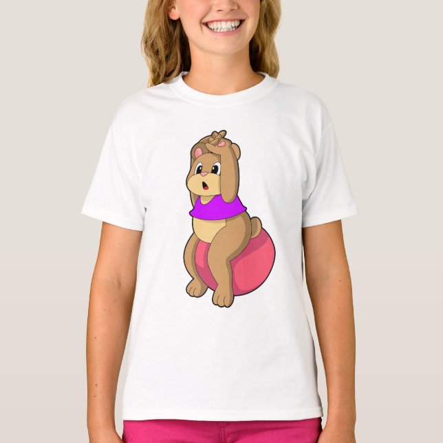 T-shirt Tenez-vous en forme avec l'exercice ball.PNG (Devant)