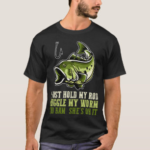 T-shirt Tenir la canne Bougé Ver Worm She's On It Compéten