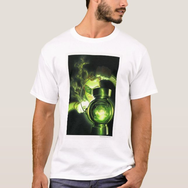 T-shirt Tenir la lanterne verte (Devant)