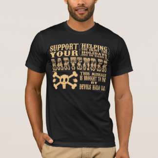 T-shirt tenir le bar en vacances