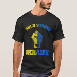 T-shirt Tenir Une Ukraine Forte Je Me Tiens Contre L'Ukrai