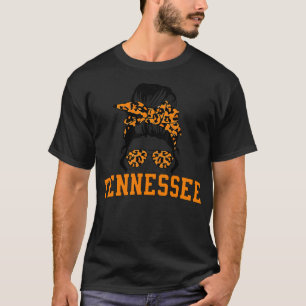 T-shirt Tennessee State Femme Enfants Tn Orange Fan Messy 